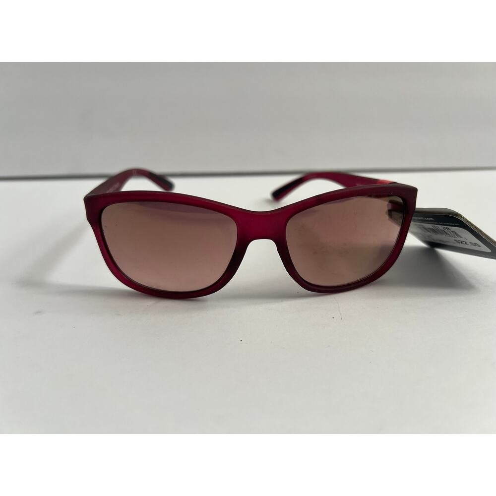 Foster Grant Sunglasses Red/Burgundy Light Gold Mirror Lenses